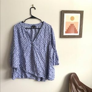 Jones New York Blue Blouse